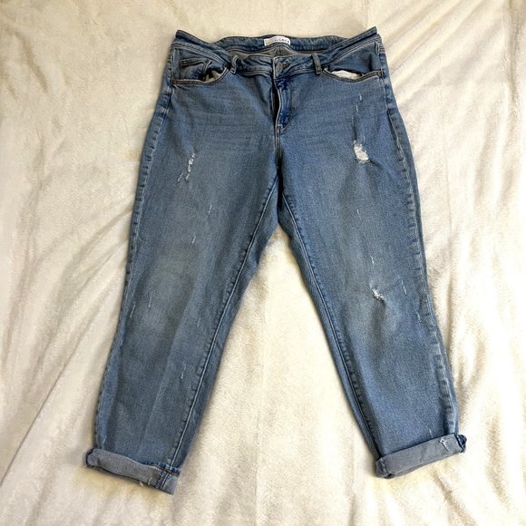 Loft - Curvy Skinny Crop - Ripped - Picture 2 of 4